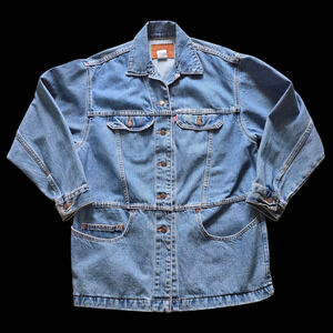 Vintage Levi's Safari Style Chore Made in the USA Denim Jacket, Size M